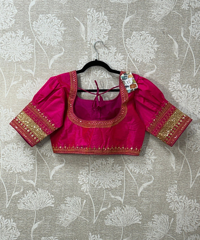 Silk blouse by Kurti Connection USA