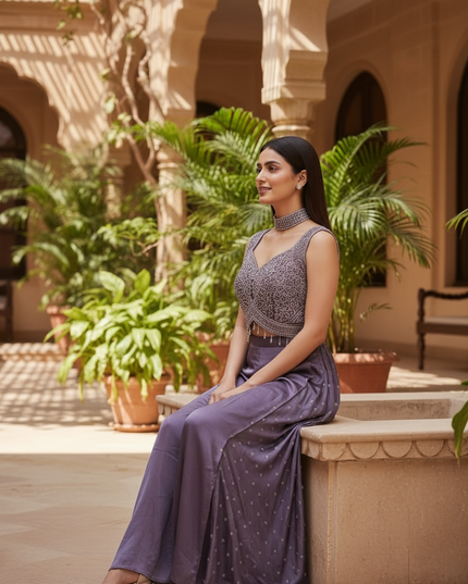 Silk Plazzo set
