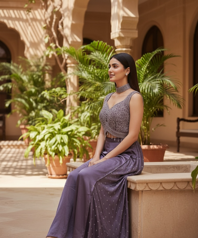 Silk Plazzo set