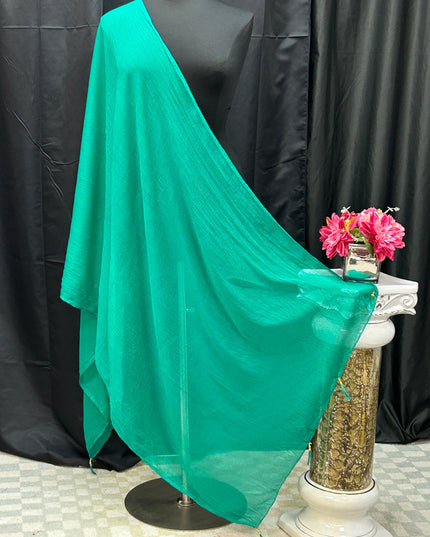 Chiffon green dupatta by Kurti Connection USA