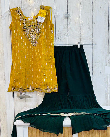 Kids sharara suit (girls age 6/7 years)