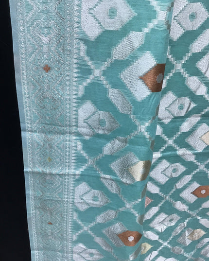 Linen cotton saree