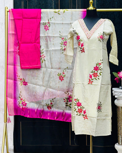 Tissue silk salwar suit