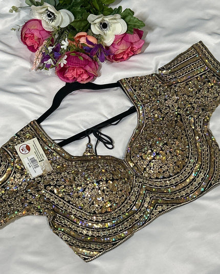 Party wear heavy work blouses - Kurti Connection USA