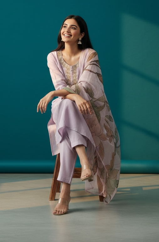Dola silk kurti set