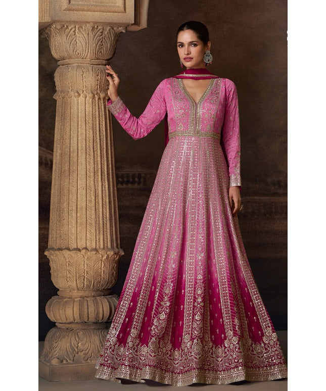 Party wear heavy gown - Kurti Connection USA