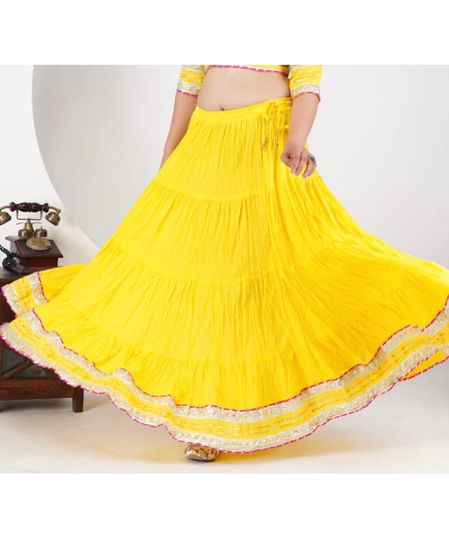 Cotton Lehenga Skirt - Casual Ethnic Wear by Kurti Connection USA