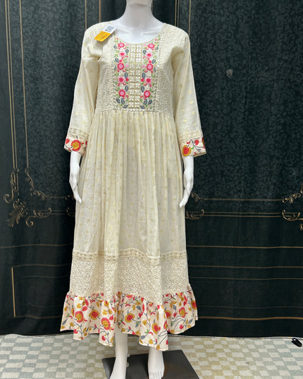 Cotton long kurti