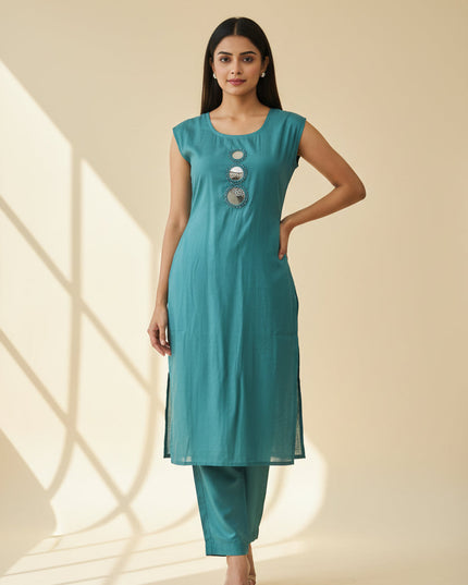 Linen cotton cord set