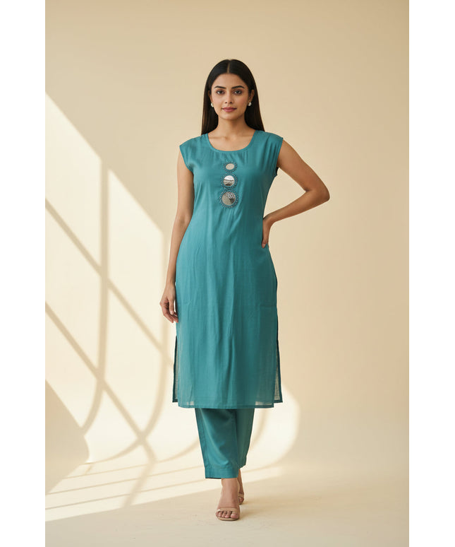 Linen cotton cord set