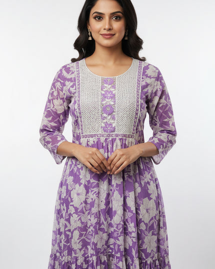 Cotton long kurti