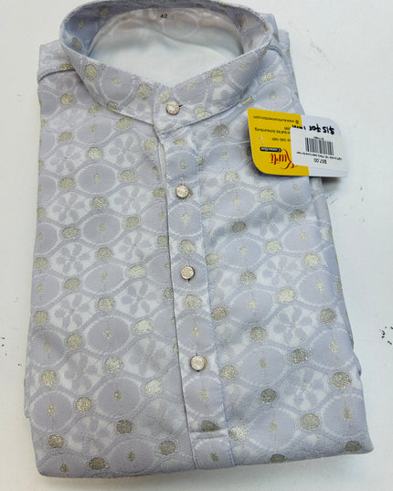 Men's Kurta Shirt With Subtle Pattern