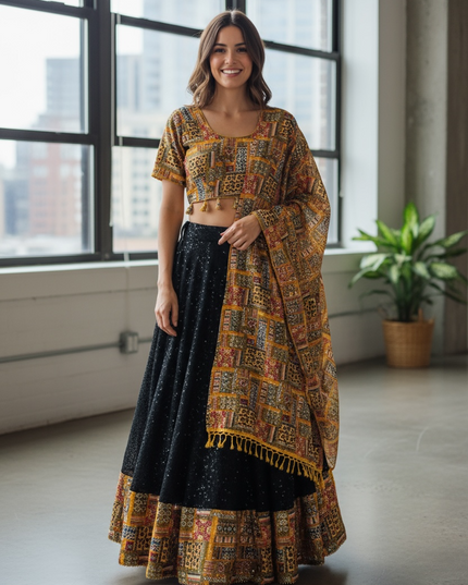 Garba chaniya choli set by Kurti Connection USA