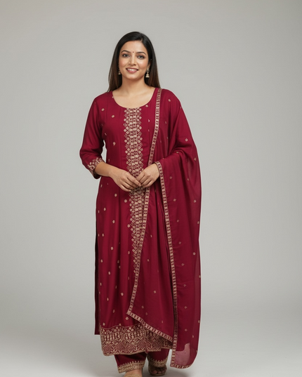 Anarkali long Kurti set by Kurti Connection USA