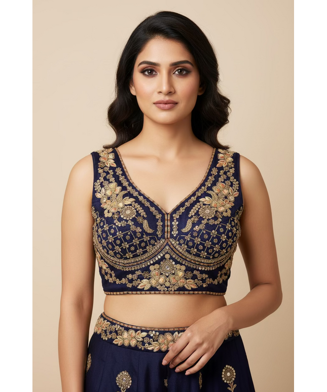 Heavy work blouse by Kurti Connection USA