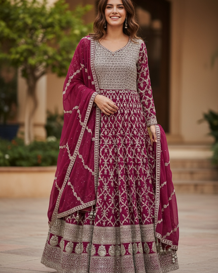 Heavy party wear dress by Kurti Connection USA