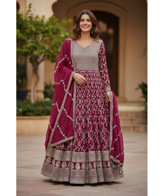 Heavy party wear dress by Kurti Connection USA