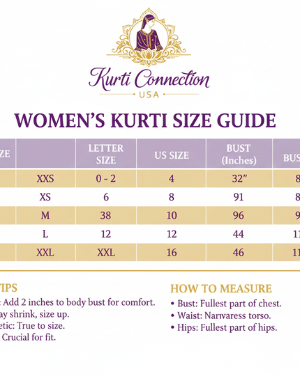 Party wear long kurti by Kurti Connection USA