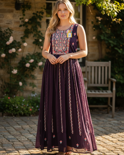 Party wear long Kurti by Kurti Connection USA