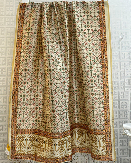 Silk dupatta : digital print by Kurti Connection USA