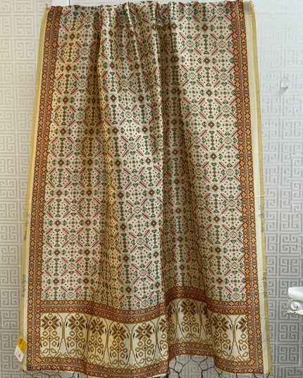 Silk dupatta : digital print by Kurti Connection USA