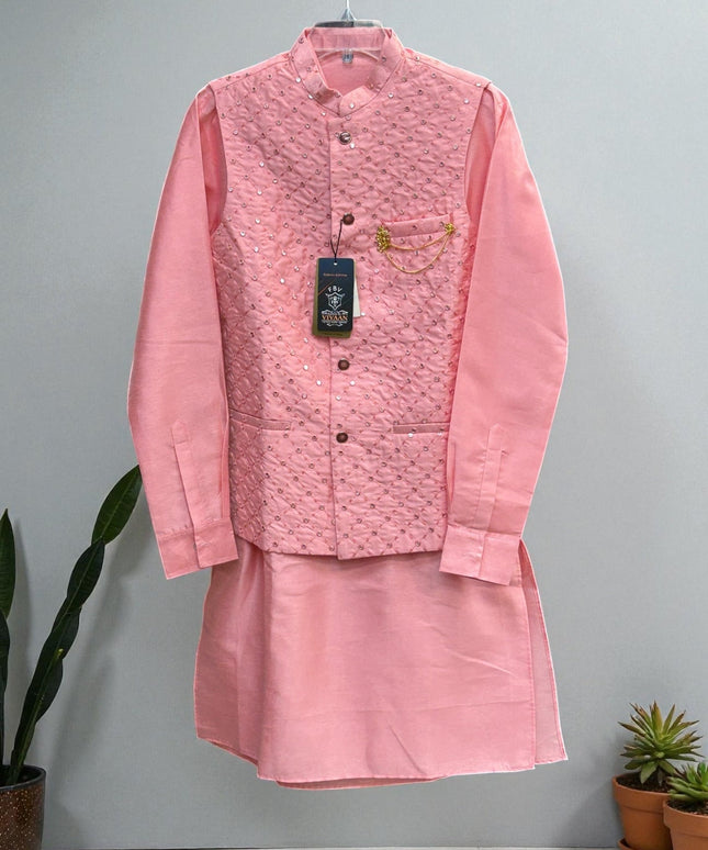 Mirror work Kurta set by Kurti Connection USA