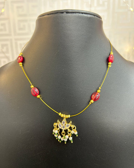Invisible necklace by Kurti Connection USA