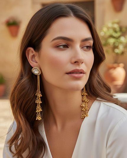 Kashmiri earrings by Kurti Connection USA