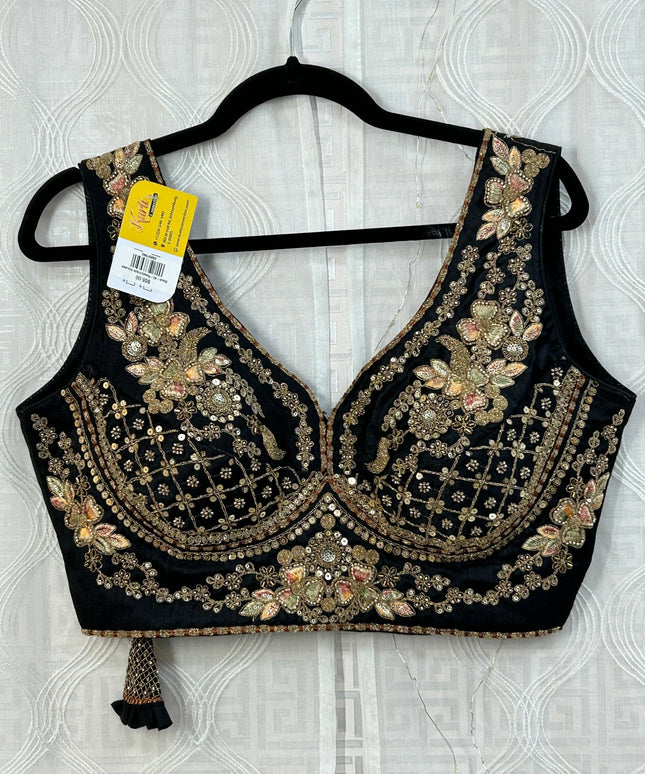 Heavy work blouse : readymade blouse / sleeves available by Kurti Connection USA