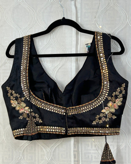 Heavy work blouse : readymade blouse / sleeves available by Kurti Connection USA