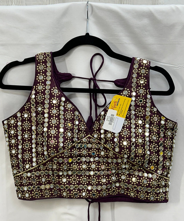Mirror work blouse by Kurti Connection USA