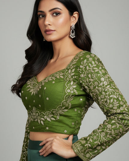 Madhubala blouse by Kurti Connection USA