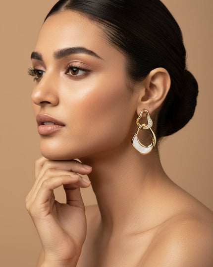 Anti tarnish earrings by Kurti Connection USA