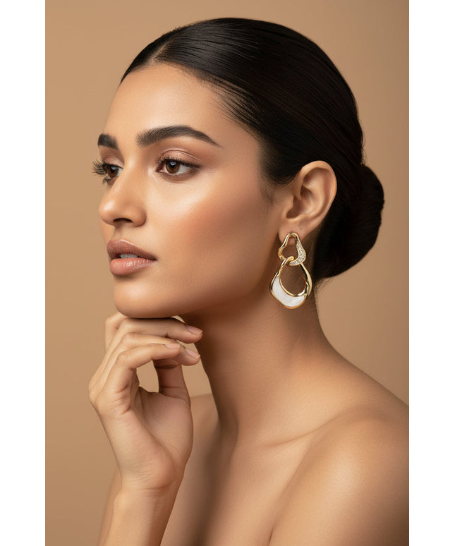 Anti tarnish earrings by Kurti Connection USA
