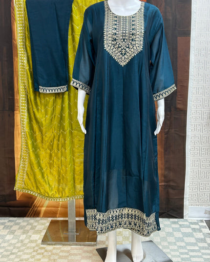Anarkali Kurti set by Kurti Connection USA
