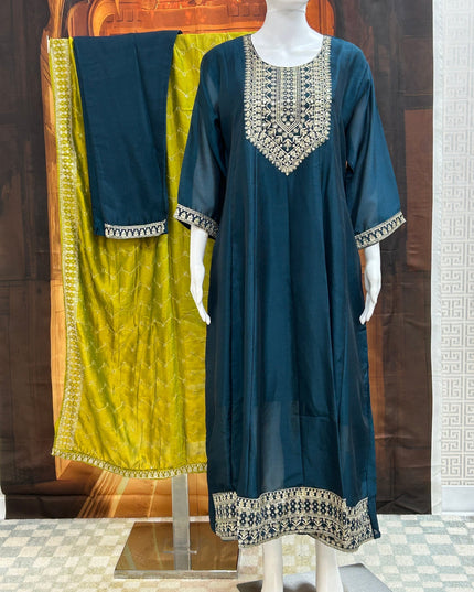 Anarkali Kurti set by Kurti Connection USA