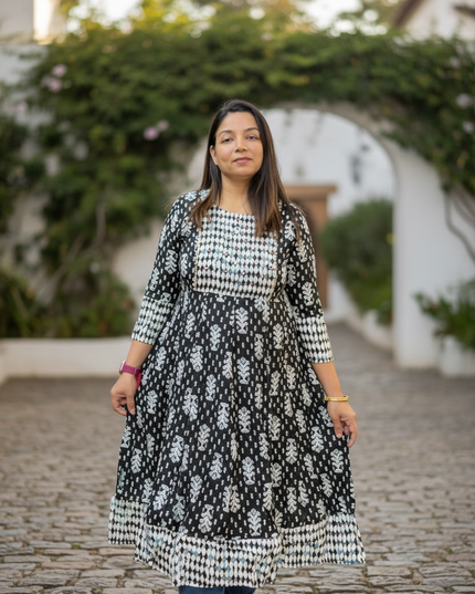 Jaipur cotton block printed Kurti by Kurti Connection USA