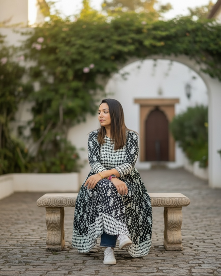Jaipur cotton block printed Kurti by Kurti Connection USA