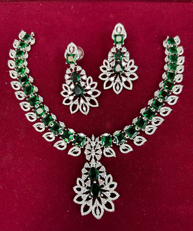 Statement necklace set by Kurti Connection USA