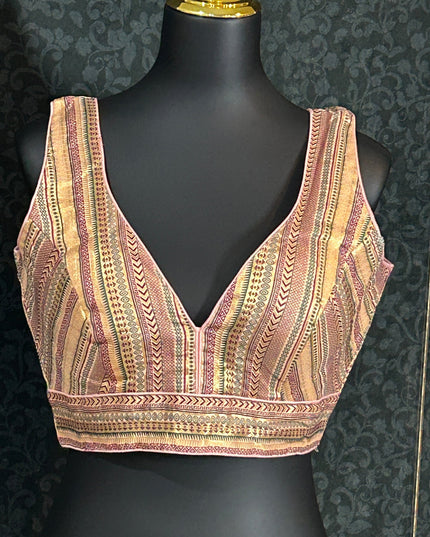Silk blouse : brocade silk blouse by Kurti Connection USA