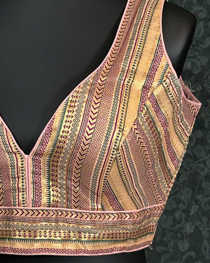 Silk blouse : brocade silk blouse by Kurti Connection USA