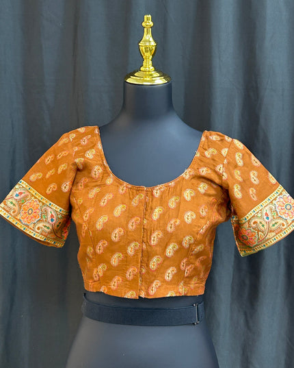 Kani silk blouse by Kurti Connection USA