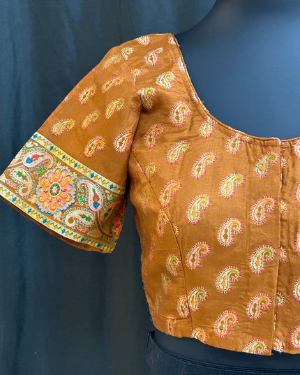Kani silk blouse by Kurti Connection USA