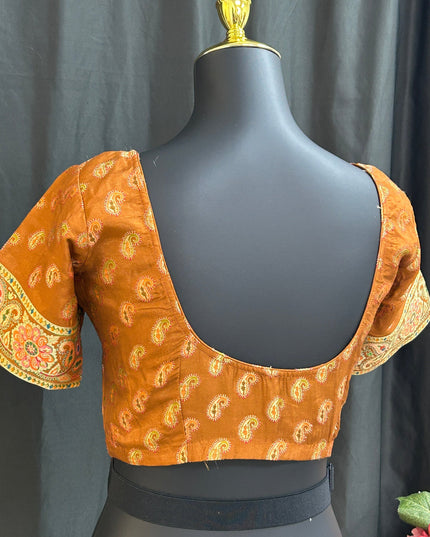 Kani silk blouse by Kurti Connection USA