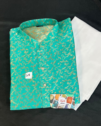 Cotton silk Kurta set for men
