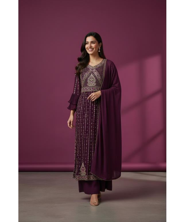 Nayra cut dress with pants