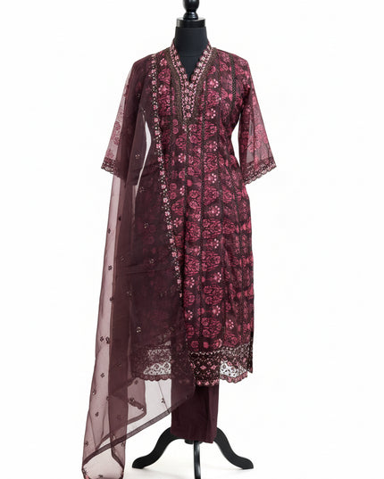 Soft organza salwar suit / plus size Kurtis by Kurti Connection USA