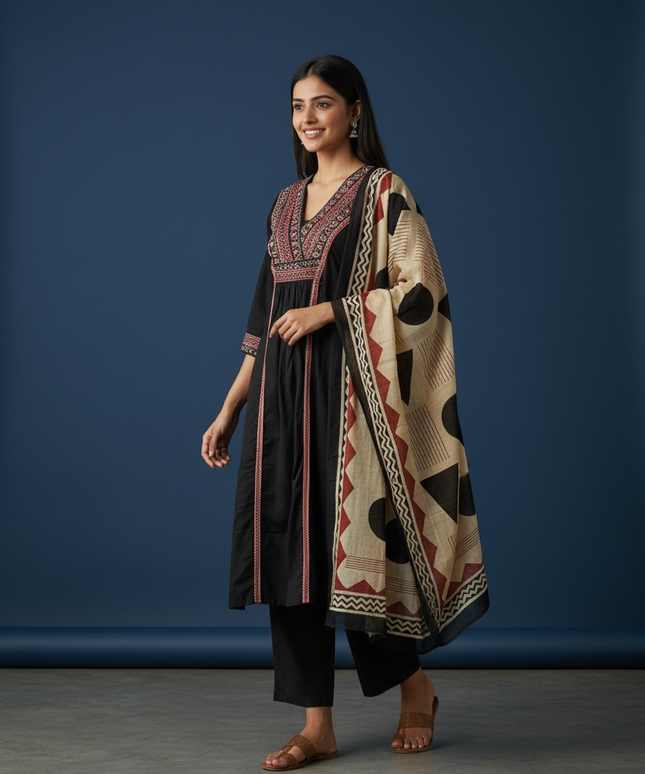 Dhabu Cotton salwar suit