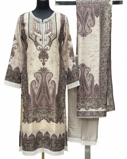 Modal silk kurti pant set by Kurti Connection USA