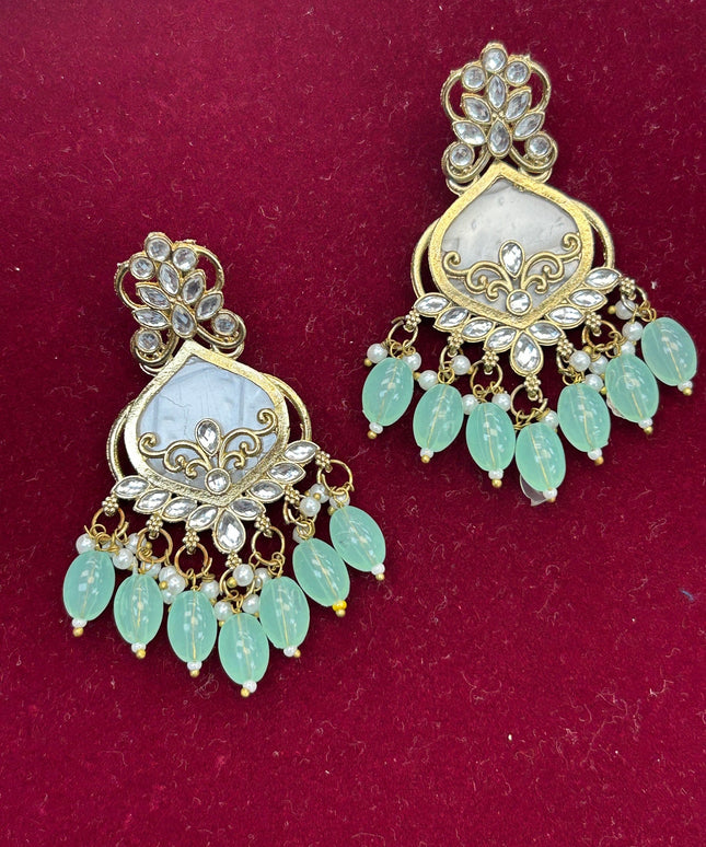 MOP earrings by Kurti Connection USA